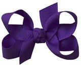 Hair Bow 3" Purple