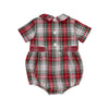 BRENTLY BUBBLE KEENE PLACE PLAID WITH RICHMOND RED SMOCKING