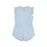 MARION ROSE ROMPER BUCKHEAD BLUE EYELET