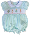 ORNAMENT SMOCKED WAIST BUBBLE