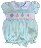 ORNAMENT SMOCKED WAIST BUBBLE