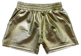 CHAMPAGNE METALLIC SHORT