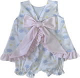 LULU BEBE PASTEL RAINBOWS AND CLOUDS BLOOMER SET