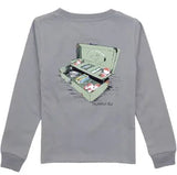 BOYS TACKLE BOX LONG SLEEVE BATTLESHIP GREY