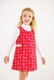 JANIE JUMPER - TORRINGTON TARTAN WITH PIER PARTY PINK