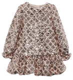 GIRLS DIAMOND SEQUIN DRESS