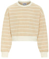 NATALIE TOP - ALMOND STRIPE