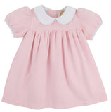 ADAIRE DRESS - SANDPEARL PINK HERRINGBONE