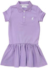 LAVENDER SHORT SLEEVE POLO DRESS