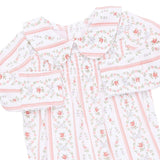 MARNIE ROSEBUD STRIPE SMOCKED FOOTIE