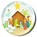 SILENT NIGHT HOLY NIGHT NATIVITY PLATE