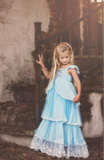 BLUE PRINCESS DRESS