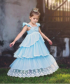 BLUE PRINCESS DRESS