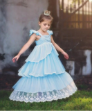BLUE PRINCESS DRESS
