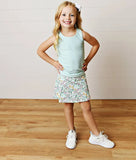 AQUA BLOOM TENNIS SKIRT