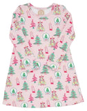 LONG SLEEVE POLLY PLAY DRESS - CHRISTMAS COLORING CONTEST