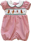 LULU BEBE PUPPY SMOCKED WAIST BUBBLE