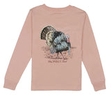 BOYS LONG SLEEVE TEE - GOBBLER - PEACH