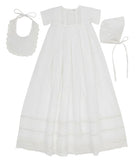 BOYS GRANDCCASION BLESSED CHRISTENING GOWN SET - WORTH AVENUE WHITE