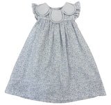 BB BLOOMS PETAL FLOAT DRESS - BLUE