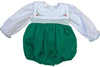 CHRISTMAS EMBROIDERED LONGSLEEVE BUBBLE