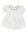 LULU BEBE SMOCKED WREATH BISHOP DRESS