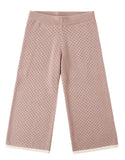 POINTELLE KNIT PANT - ROSEWOOD