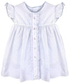 MINKI DOT BLUE AND WHITE DRESS