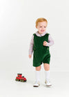 PETER PAN COLLAR SHIRT/ONESIE (LONG SLEEVE WOVEN) - OLD TOWN TATTERSALL