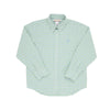 DEAN'S LIST DRESS SHIRT KIAWAH KELLY GREEN & BARRINGTON BLUE CHANDLER CHECK WITH BARRINGTON BLUE STORK