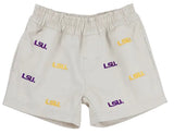 LSU CRITTER SHEFFIELD SHORTS - SARATOGA STONE