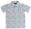 SHORTSLEEVE PERFORMANCE POLO - FISH