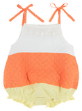 HAPPY HALLOWEEN CANDY CORN COSTUME (TODDLER) - WORTH AVENUE WHITE WITH TEGA CAY TANGERINE MICRO DOT AND LAKE WORTH YELLOW