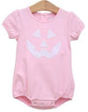BABY GIRL BUBBLE - PINK HALLOWEEN JACK O' LANTERN