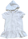 WHITE BEACH TERRY CLOTH COVERUP