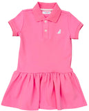 BUBBLEGUM SHORT SLEEVE POLO DRESS