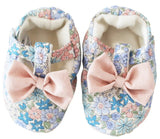 BOW BOOTIES - LILLY BLUE