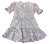 CARMEN PINK AND BLUE FLORAL DRESS