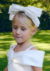 TULLE SHIMMER BOW HEADBAND