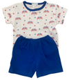 BOYS FLAG PIMA SHORT SLEEVE SHORT SET