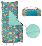 TURQUOISE FLOWER PRINT NAP MAT