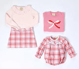 REECE RUFFLE SWEATER - PALM BEACH PINK