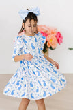 HOP TILL YOU DROP RUFFLE DRESS