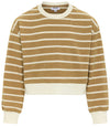 NATALIE TOP - COFFEE STRIPE