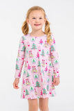 LONG SLEEVE POLLY PLAY DRESS - CHRISTMAS COLORING CONTEST