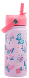 BUTTERFLY INSULATED STAINLESS STEEL WATER BOTTLE WITH HANDLE