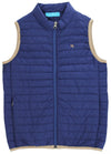 QUILTED VEST - NAVY