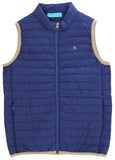 QUILTED VEST - NAVY