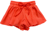 ACTIVE NEON CORAL FLUTTER SHORT