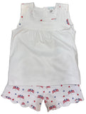 GIRLS FLAG SLEEVELESS SHORT SET